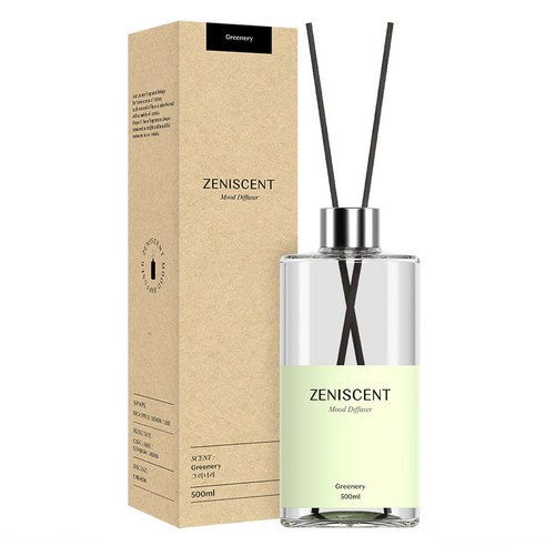 제니센트 무드 디퓨저, 그리너리, 500ml, 1개