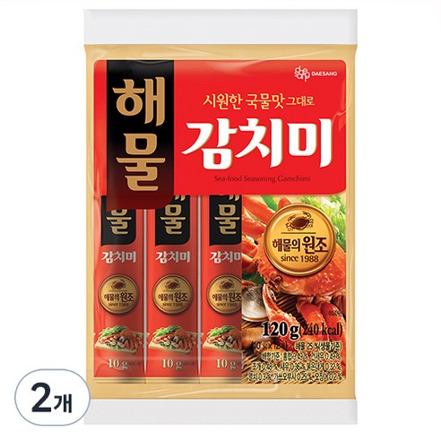 대상 해물 감치미, 120g, 2개