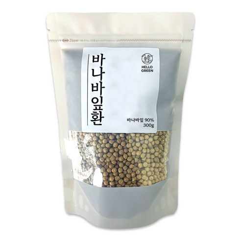 헬로우그린 바나바잎환 팩, 300g, 1개