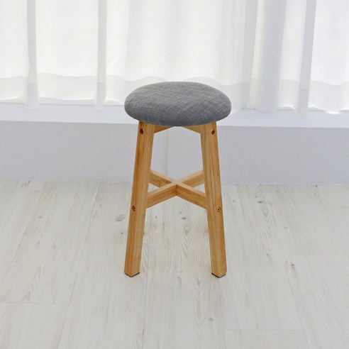 에코DIY 헬리콘 원형 스툴, 그레이 에코DIY 헬리콘 원형 스툴, 그레이