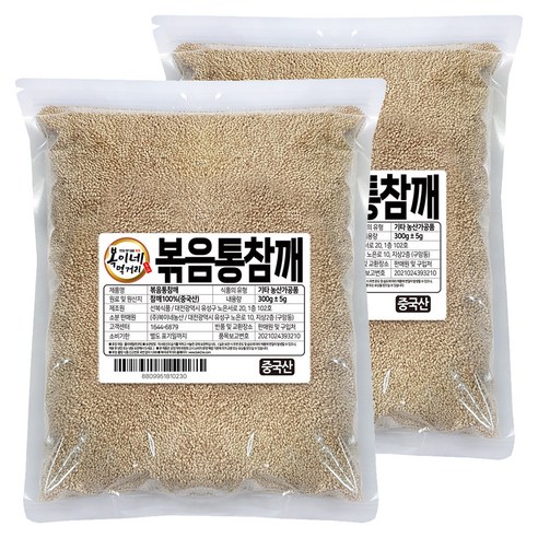 복이네먹거리 볶음 참깨 중국산, 300g, 2개