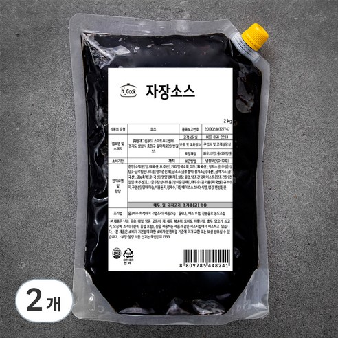 hcook 자장 소스, 2kg, 2개