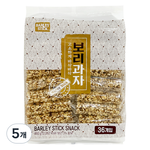 키즈웰 보리과자, 5개, 460g