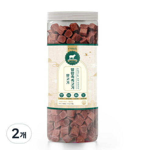 올가밀 말랑 촉촉 고기 수제 강아지 간식 1kg, 양고기, 2개
