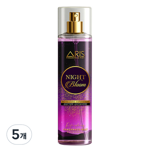아리스 바디 미스트 나이트 블룸, 5개, 250ml