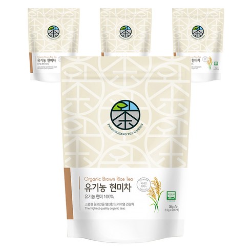평창다원 유기농 현미차, 1.5g, 20개입, 4개