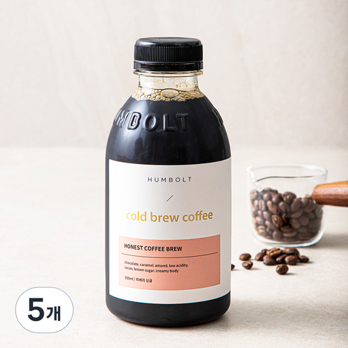 훔볼트 어니스트 피베리 싱글 콜드브루 커피, 500ml, 5개