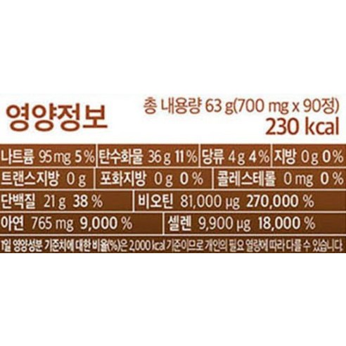 뉴트리디데이 프리미엄 맥주효모 비오틴, 90정, 2개