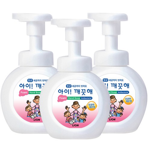 아이깨끗해 핸드워시 용기형 상큼한 레몬향, 250Ml, 3개 - 가격 변동 추적 그래프 - 역대가