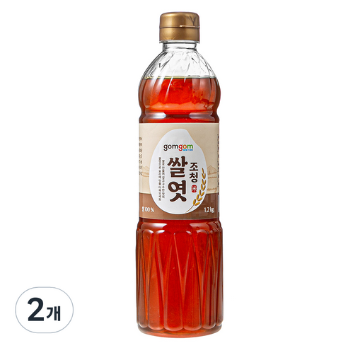 곰곰 조청 쌀엿, 1.2kg, 2개