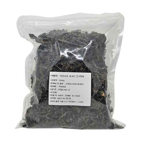 약초보은 건고춧잎, 500g, 1개