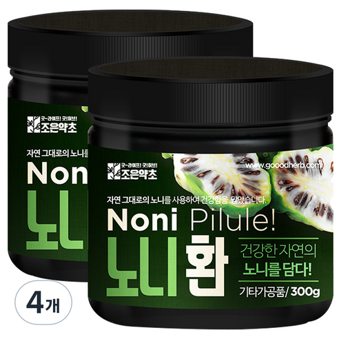 조은약초 굿허브 노니 환, 4개, 300g