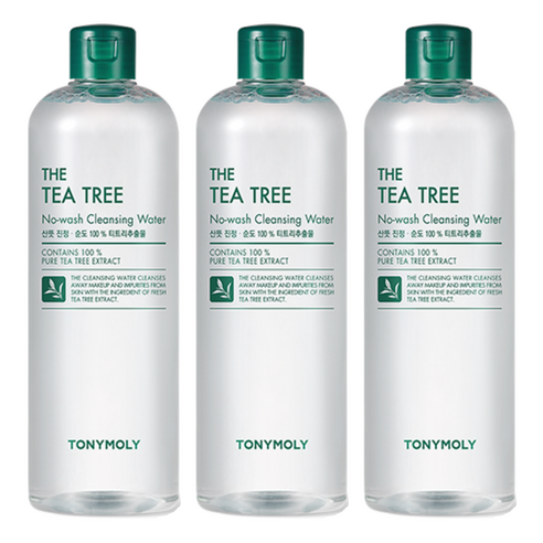 토니모리 노워시 티트리 클렌징워터, 500ml, 3개