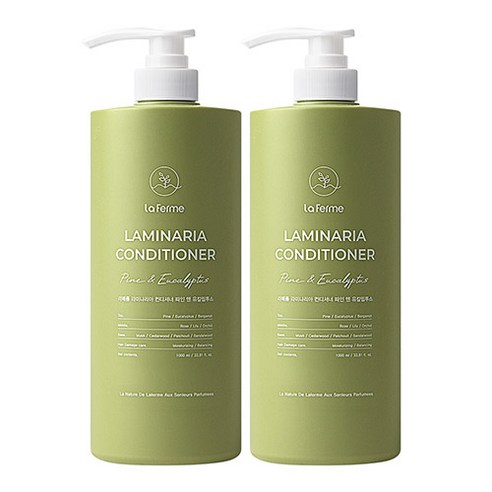 라페름 라미나리아 컨디셔너 파인 앤 유칼립투스향, 2개, 1000ml
