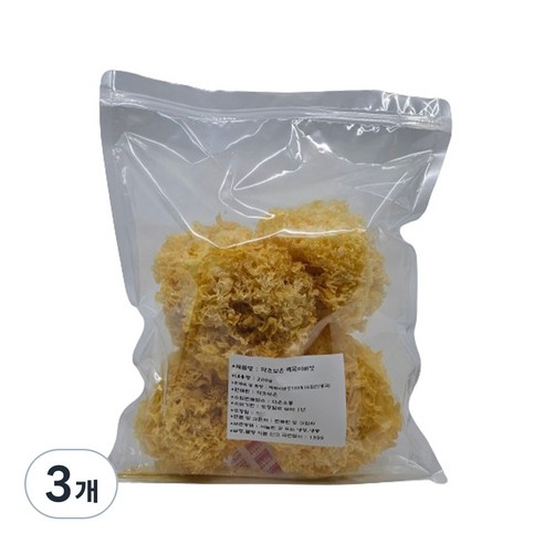 약초보은 건백목이버섯, 200g, 3개