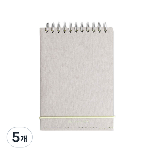 소소문구 the Very thing 수첩 portable, gray, 5개