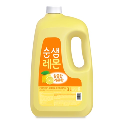 순샘 레몬 주방세제, 4개, 3L