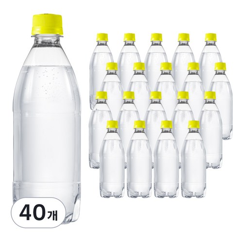 탐사 아쿠아 스파클링 레몬, 40개, 500ml