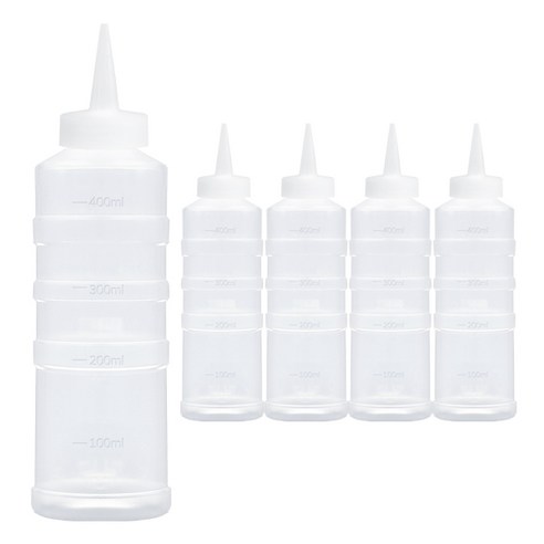 일상속반짝 국내생산 잘라쓰는 소스통 1구 뚜껑 미포함, 400ml, 5개