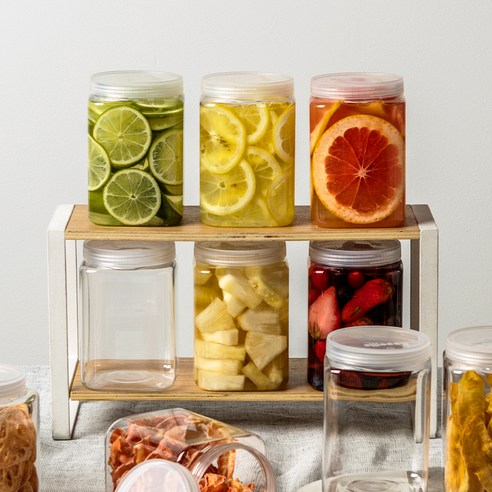 실리쿡 냉동실문 수납 사각용기 기본세트: 냉장고 조직화의 필수품
