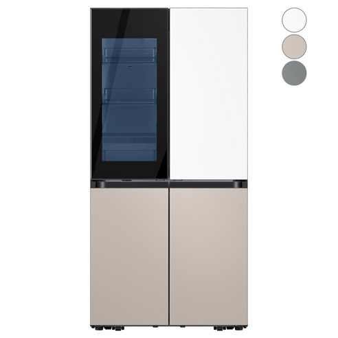 [색상선택형] 삼성전자 비스포크 키친핏 4도어 냉장고 596L 방문설치, RF60DB9342AP