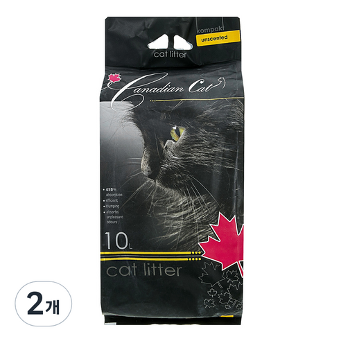 Certech Canadian Cat Litter 무향, 2개, 10L
