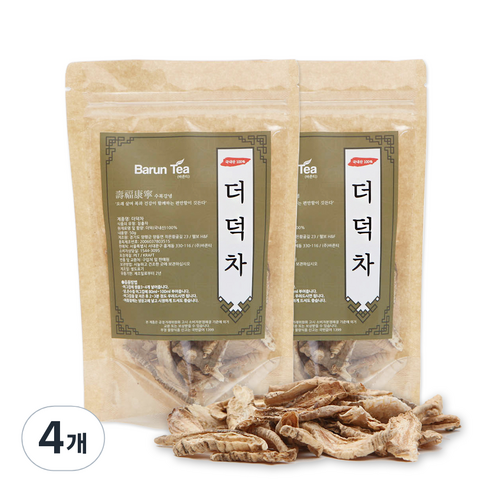 바른티 더덕차, 50g, 1개입, 4개