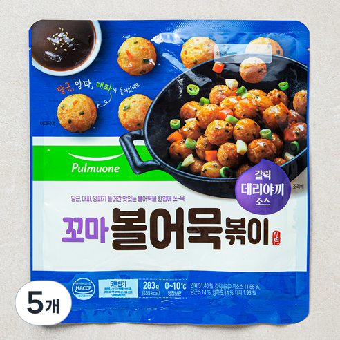 풀무원 꼬마 볼어묵 볶이, 5개, 283g