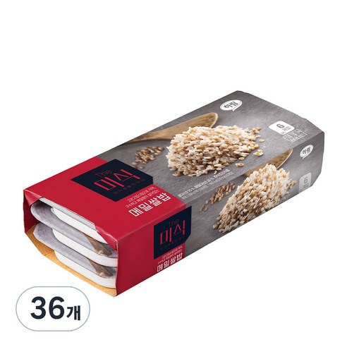 The미식 메밀쌀밥, 180g, 36개