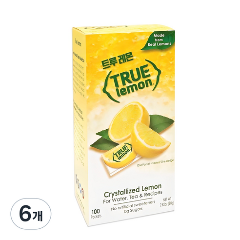 트루시트러스 트루레몬 에이드분말, 0.8g, 100개입, 6개