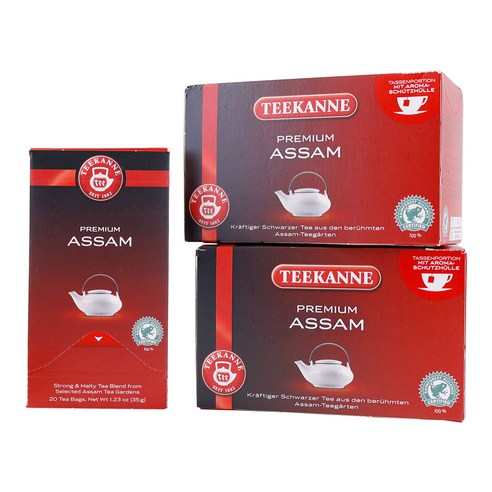 티칸네 아쌈 홍차, 1.75g, 20개입, 3개