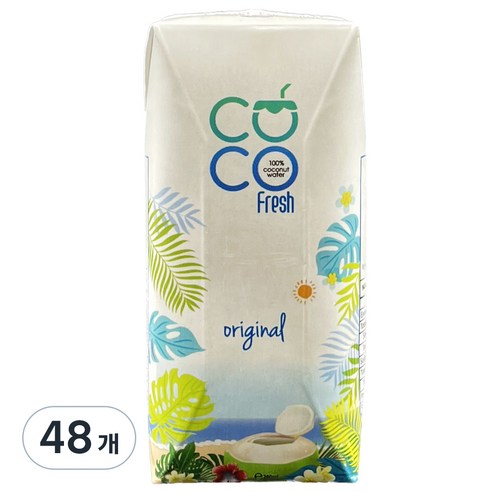 코코프레시 코코넛워터, 200ml, 72개
