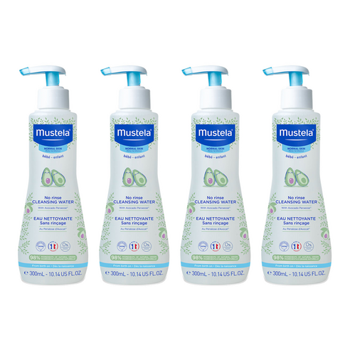 무스텔라 노 린스 클렌징 워터, 300ml, 4개