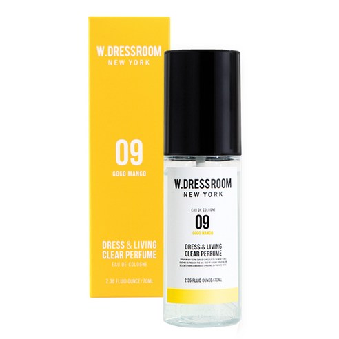 더블유드레스룸 NEW 드레스퍼퓸 S2 70ml, No 09 고고망고, 1개