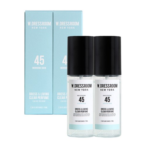 더블유드레스룸 드레스 & 리빙 클리어 퍼퓸 S2 70ml, No45 MORNING RAIN, 2개
