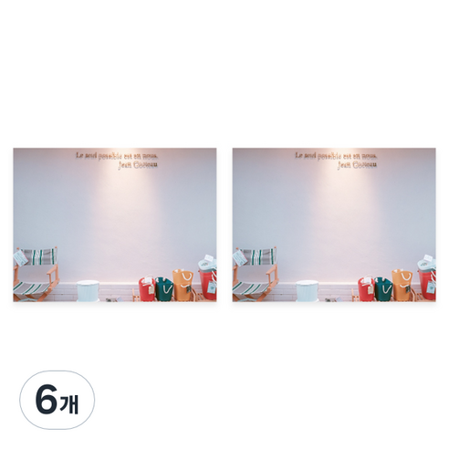 모노라이크 메모지, 도쿄 포토 4, 1개입, 6개