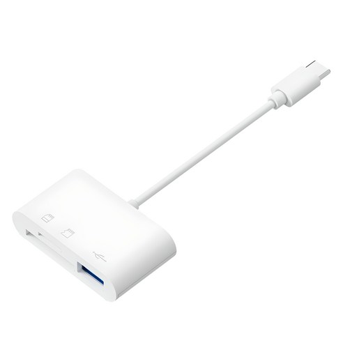 아이엠듀 C타입 3 in 1 USB TF SD카드 리더기
