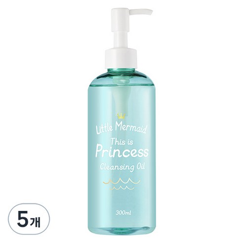 뷰티레시피 리틀머메이드 디스 이즈 프린세스 클렌징오일, 300ml, 5개