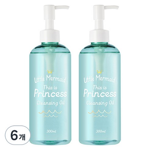 뷰티레시피 리틀머메이드 디스 이즈 프린세스 클렌징오일, 300ml, 6개