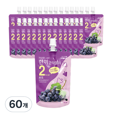 더존건강 한끼 곤약젤리 포도, 150ml, 60개