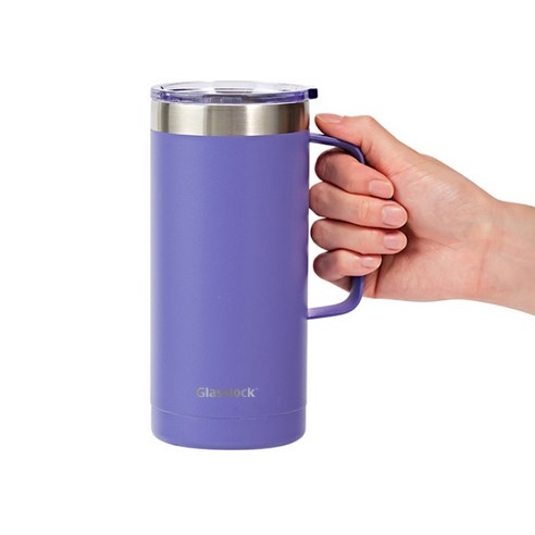 스타일리시하고 기능적인 글라스락 플레인 머그 텀블러로 음료를 항상 완벽한 온도로 즐기세요.