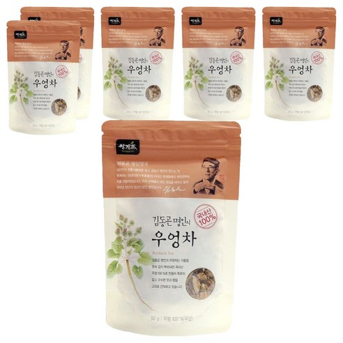 쌍계명차 김동곤명인의 우엉차, 50g, 1개입, 6개