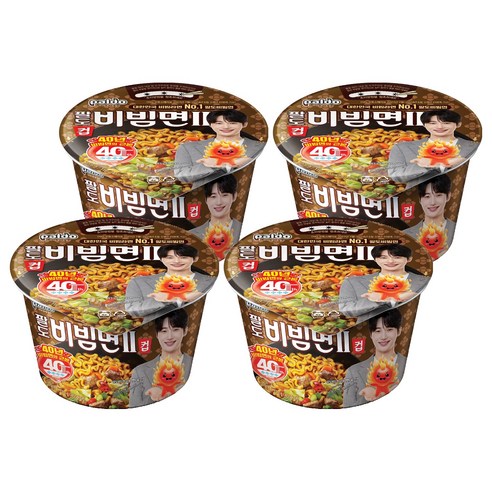 팔도비빔면 2 컵 115g, 4개