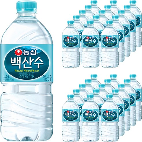 농심 백산수, 1L, 48개