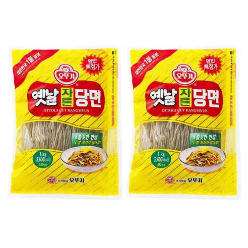 오뚜기옛날 자른당면, 1kg, 2개