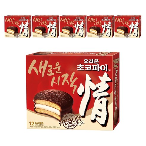오리온초코파이 정, 468g, 6개