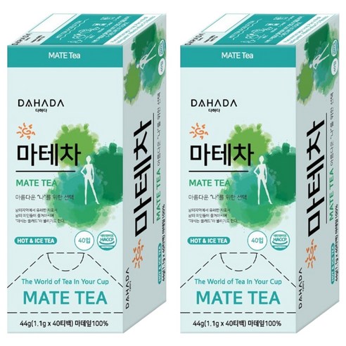 다하다 마테차, 1.1g, 40개입, 2개