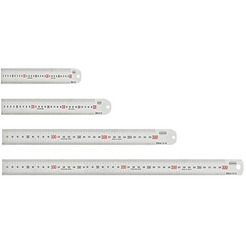 OON 강력 스틸 직자 15cm + 30cm + 60cm + 100cm 4종, 혼합색상, 1세트