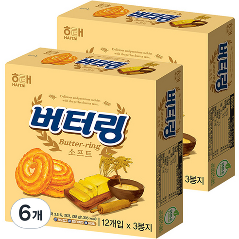 버터링 소프트, 238g, 6개