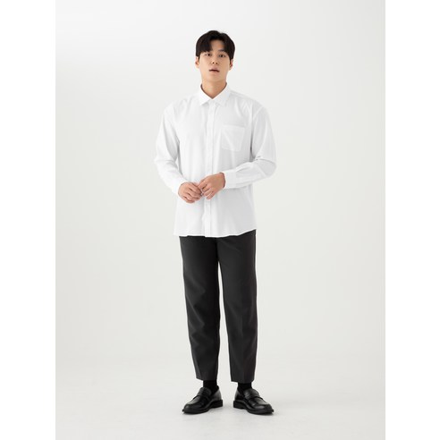 구김 없는 링클프리 베이직 긴팔 셔츠